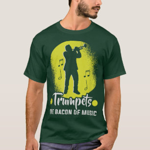 T-shirt Trumpets bacon de la musique Trumpeter Trumpet Pla