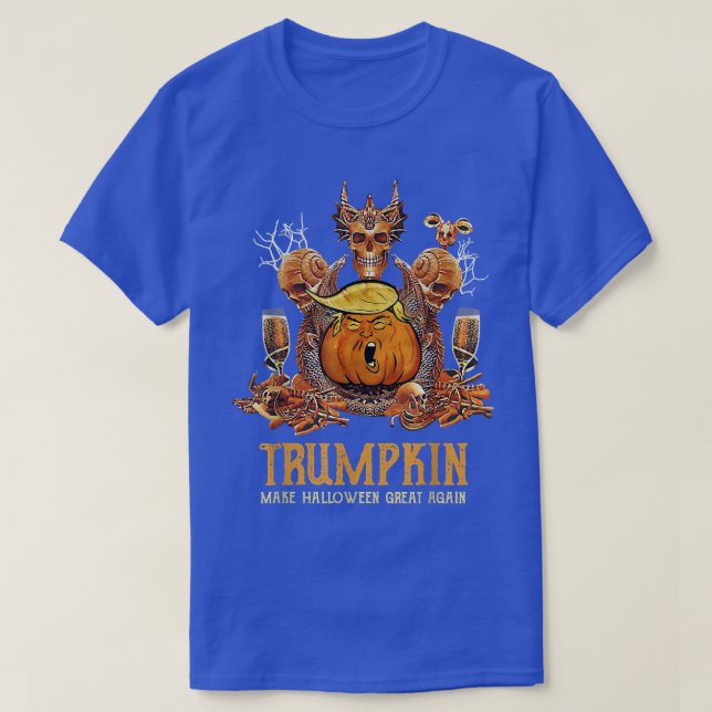 T-shirt Trumpkin Rendre Halloween grand encore Skeleton Sk (Design devant)