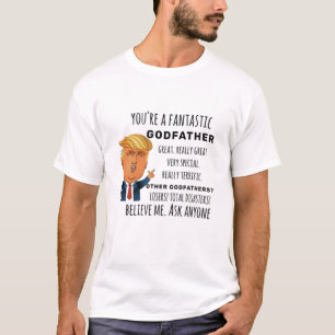 T-shirt Trumps Parrain drôle cadeau d'anniversaire