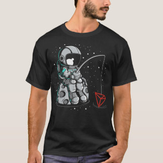 T-shirt TRX Fishing, Tron Coin Digital Asset Token Blockch