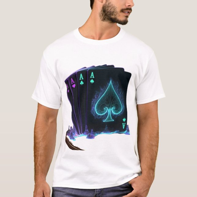 T-shirt tshart carte à jouer dizain (Devant)