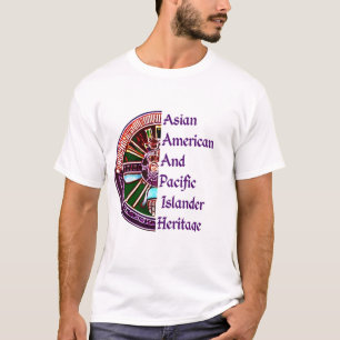 T-shirt Tshir, Patrimoine De L'Île D'Asie-Amérique Et Du P