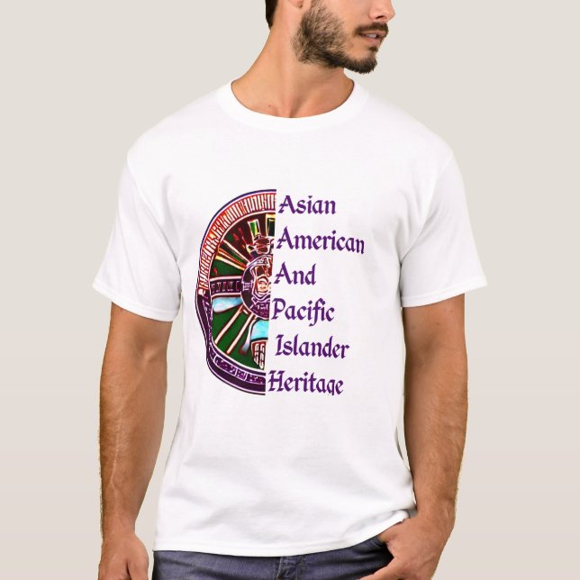 T-shirt Tshir, Patrimoine De L'Île D'Asie-Amérique Et Du P (Devant)