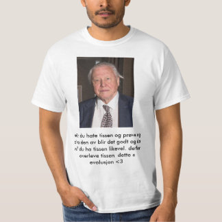 T-shirt Tskjorte d'Evolusjons