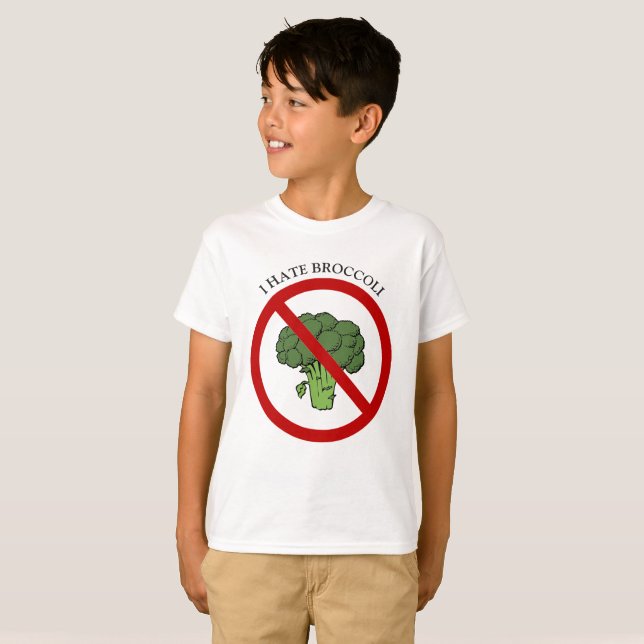 T-shirt Tu aimes le brocoli ? (Devant entier)