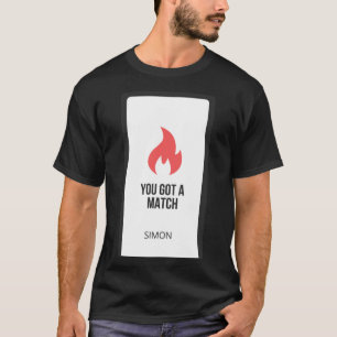 T-shirt TU AS UN MATCH. Aspirateur
