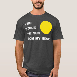 T-shirt Tu As Volé Le Soleil Blanc
