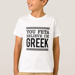 T-shirt Tu crois que je suis le Grec Unisex Tee de l'enfan
