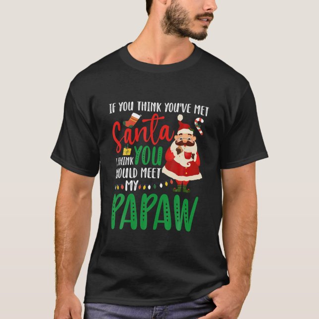 T-shirt Tu Devrais Rencontrer Mes petits-enfants de Noël P (Devant)