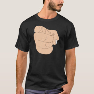 T-shirt Tu es fired Finger