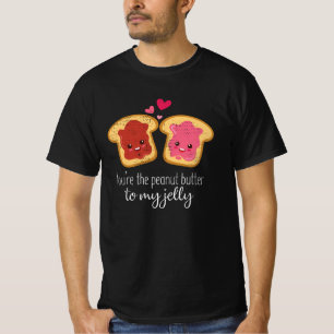 T-shirt Tu Es Le Beurre D'Arachide De Ma Jelly Cute Kawaii