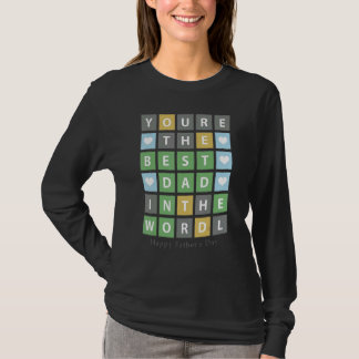 T-shirt Tu es le meilleur papa au monde, la bonne Da du Pè