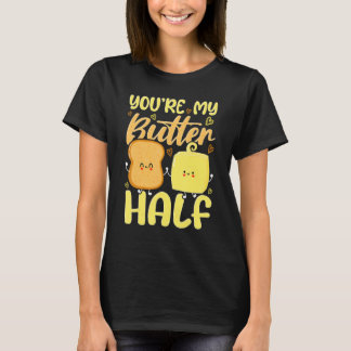 T-shirt Tu es mon demi-beurre de la Saint-Valentin