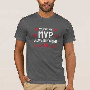 T-shirt Tu es mon MVP Partenaire le plus précieux Amour dr