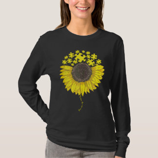 T-shirt Tu es mon soleil Autisme Puzzle Tournesol Autisme 