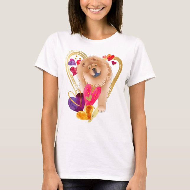 T-shirt TU FAIS DE MON COEUR GO BLING - Chow white chemise (Devant)