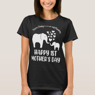T-shirt Tu fais un super boulot maman Happy 1ère mère