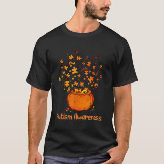T-shirt Tu Halloween Citrouille Ribbon Sensibilisation sur