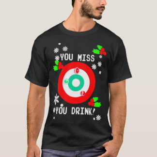 T-shirt Tu Manques Jeu Tu Bois Jeu Game Vilain Noël Pour M