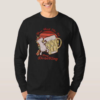 T-shirt Tu m'as eu à boire de la bière de licorne avec des