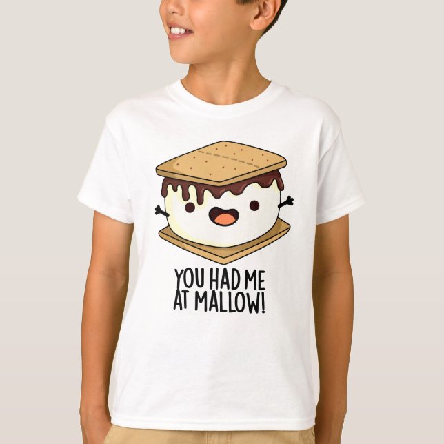 T-shirt Tu M'As Eu À Mallow Funny Smore Pun (Devant)
