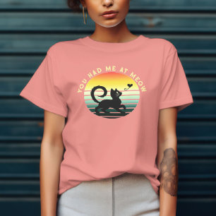 T-shirt Tu M'as Eu À Miaou Mignon Chat