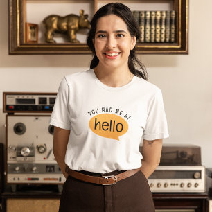 T-shirt Tu m'as eu dès bonjour