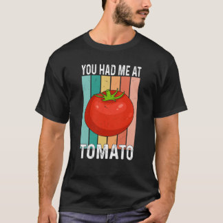 T-shirt Tu m'as eue à la tomate