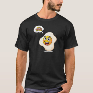 T-shirt Tu me fais craquer – Dessin animé d'œuf de petit d