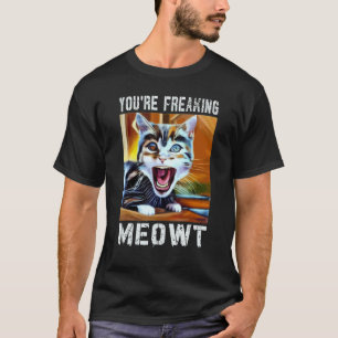 T-shirt Tu me fais flipper chat mème chat jeu de mots 12