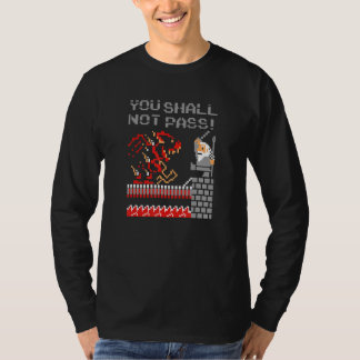 T-shirt Tu Ne Passes Pas ! Hommes de nouveauté Drôle Femme