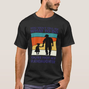 T-shirt Tu ne peux pas me dire quoi faire Tu n'es pas ma g