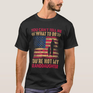 T-shirt Tu ne peux pas me dire quoi faire, tu n'es pas mon