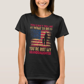 T-shirt Tu ne peux pas me dire quoi faire, tu n'es pas mon