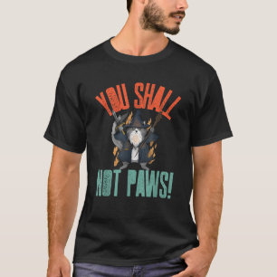 T-shirt Tu Ne Veux Pas Paniquer Kitten Meow Parodie Film D