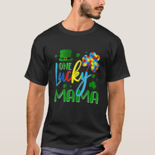 T-shirt Tu One Lucky Mama Heart Puzzle Sensibilisation sur