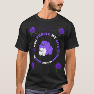 T-shirt tu pourpres ma vie