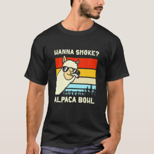 T-shirt Tu veux fumer ? Conception du bol Alpaca