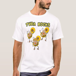 T-shirt Tuba Rocks