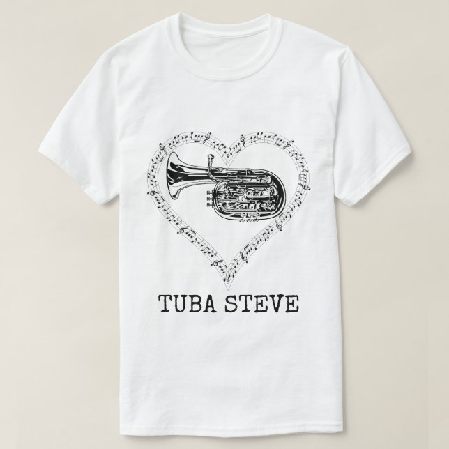 T-shirt Tuba Steve (Design devant)