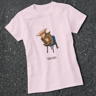T-shirt Tubacabra Joueur de Tuba Chupacabra Jeu de Mots Ar