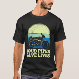 T-shirt Tubes Bruyants Sauvent Des Vies Moto Conduite De V
