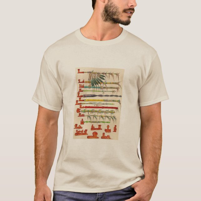 T-shirt Tubes de paix (Devant)