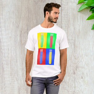 T-shirt Tubes de test colorés
