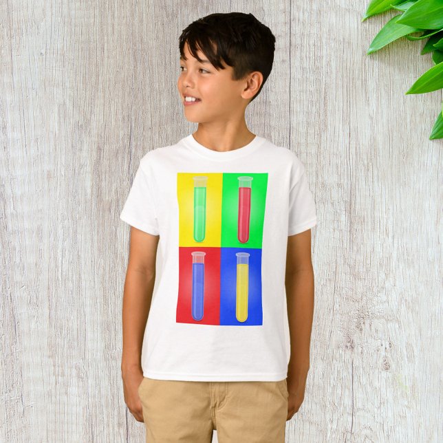 T-shirt Tubes de test colorés (Créateur téléchargé)