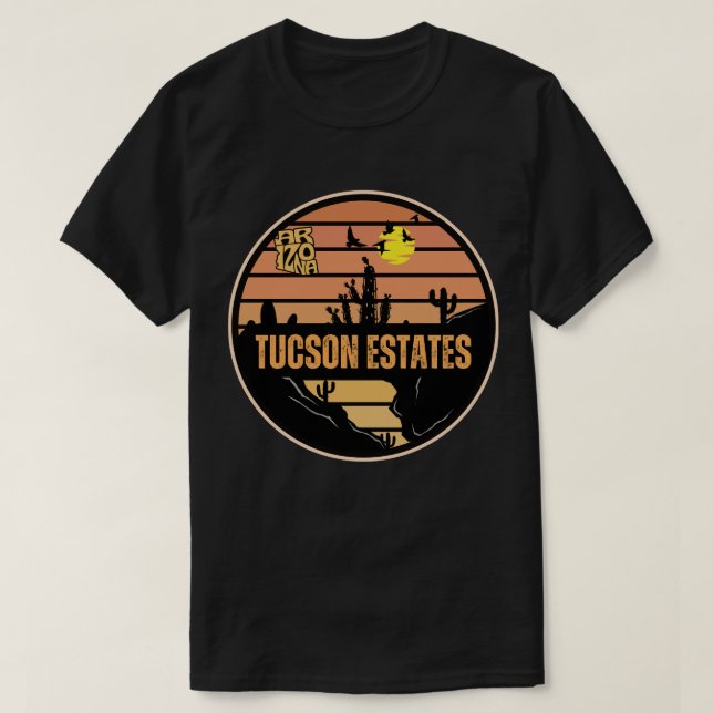 T-shirt Tucson Estates, Arizona (Design devant)