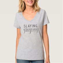 T-shirt 'Tuer les cheveux gris'