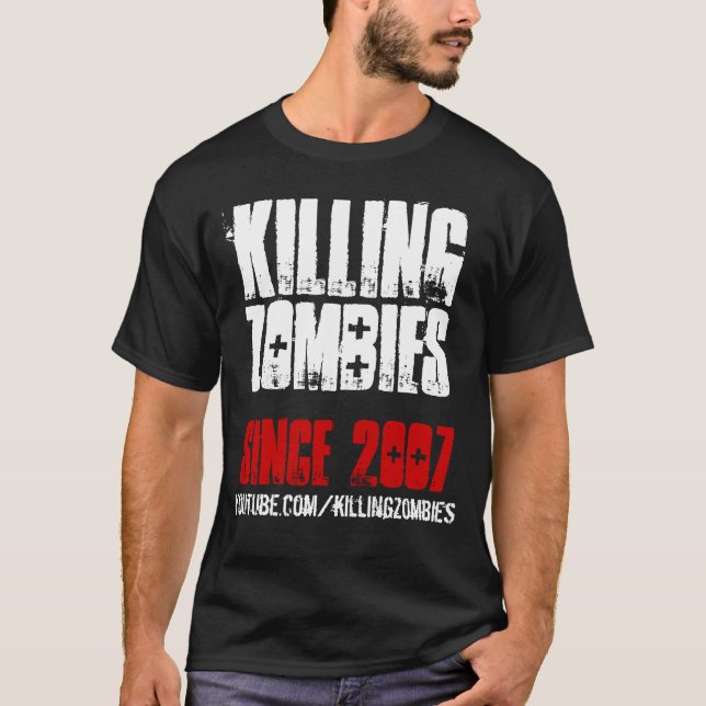 T-shirt Tuer l'est de zombis. 2007 (Devant)