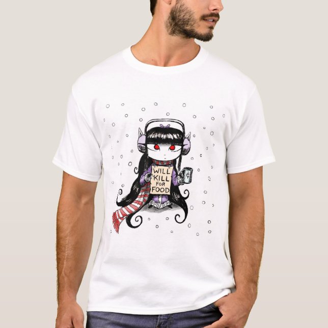 T-shirt Tuera pour la nourriture (Devant)