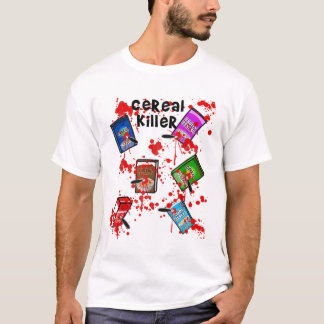 T-shirt Tueur de céréales drôle Facile Lazy Dernière minut
